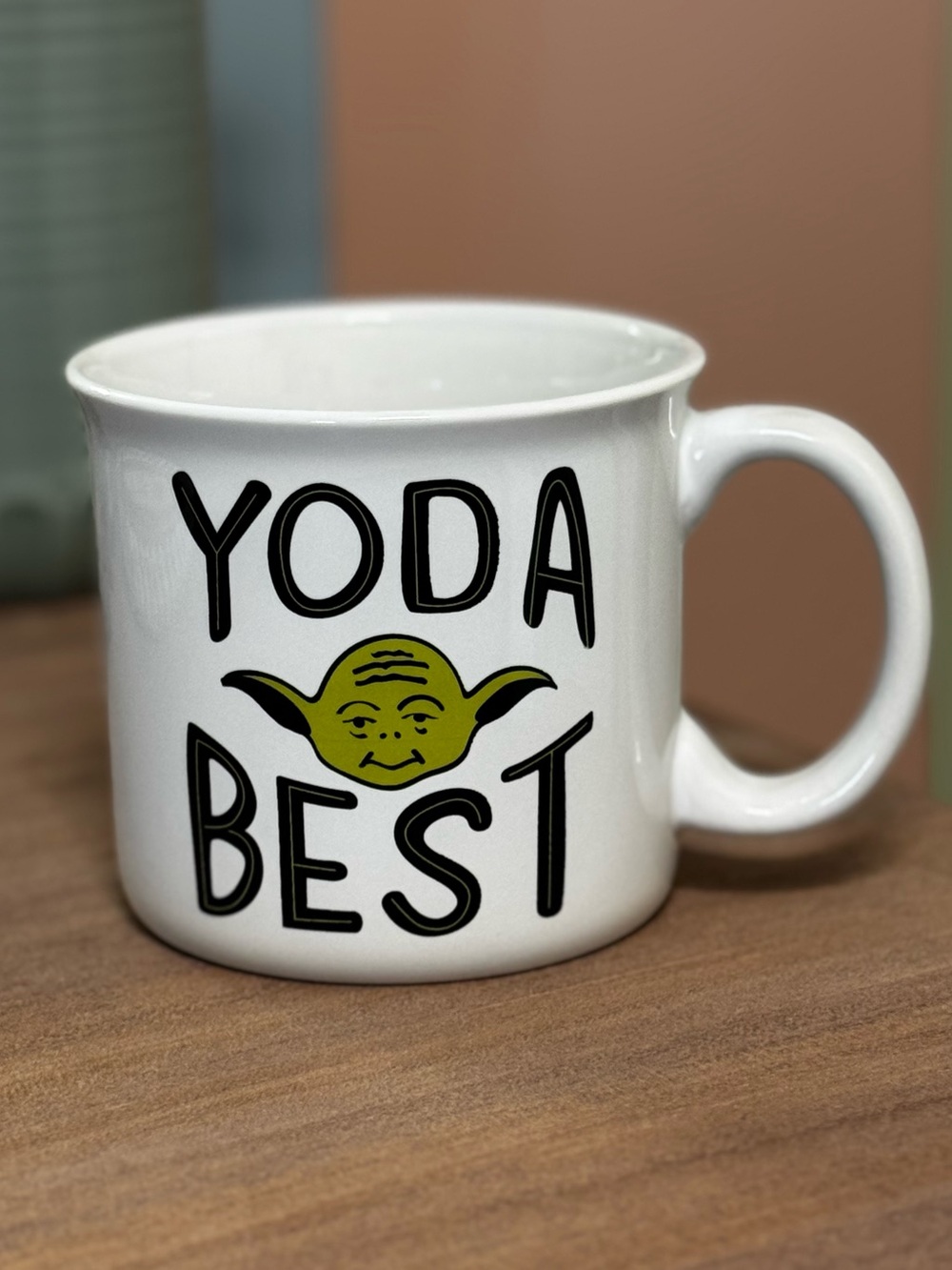 Star Wars Yoda Best Durable Ceramic Coffee Mug Cup Camper Style Disney Licensed